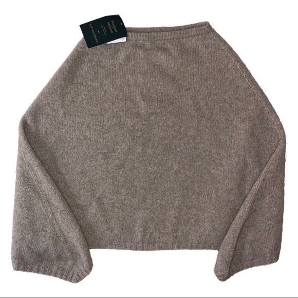 Lothlorian NZ Merino Wool Possum Poncho Sweater - Picture 10 of 11